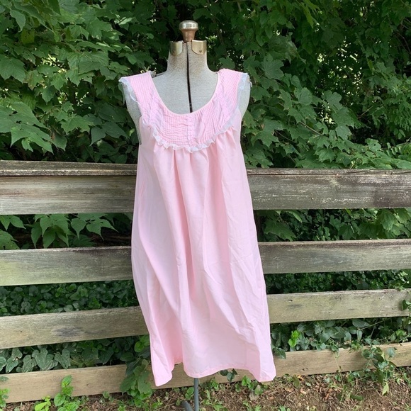 Vintage Philmaid Shift Dress Gown Nightie Nightgown Med - Picture 1 of 12